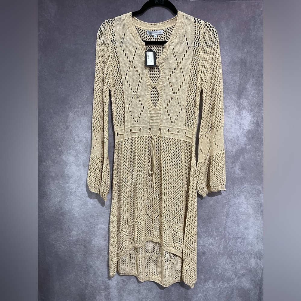 Miss Sparkling crochet swim coverup